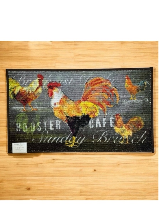 Apache Mills Other - Apache Mills Rooster Café Accent Rug Made in Egypt Rectangle 17 x 30 in